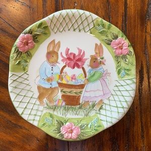 Susan Winget Easter Serving Platter/Plate
